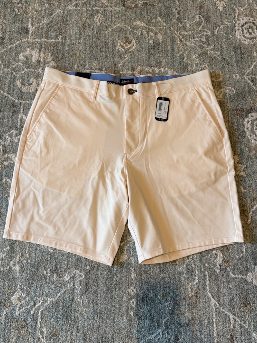 ✨Johnnie-O✨ Jupiters Stretch Cotton Performance Shorts in Color Sand